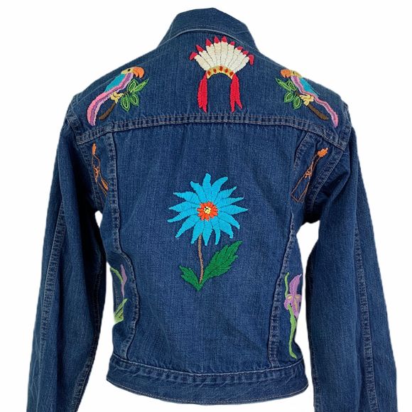 jcpenney embroidered jeans